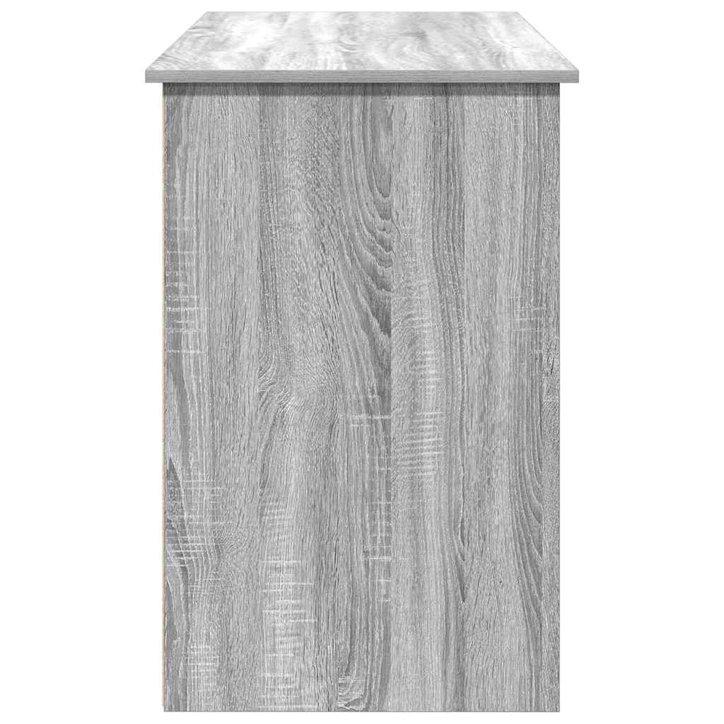 Scrivania Grigio Sonoma 102x50x75 cm in Legno Multistrato - homemem39