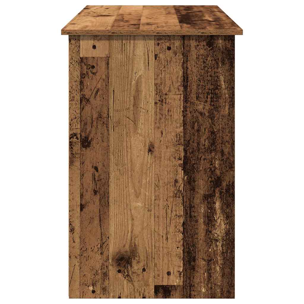 Scrivania Legno Antico 102x50x75 cm in Legno Multistrato - homemem39