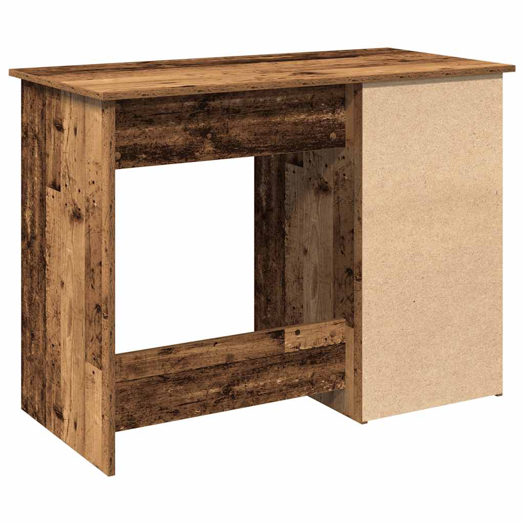 Scrivania Legno Antico 102x50x75 cm in Legno Multistrato - homemem39