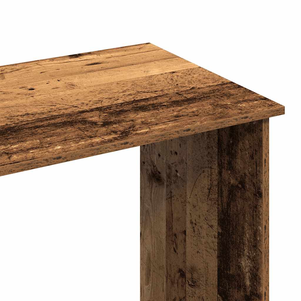 Scrivania Legno Antico 102x50x75 cm in Legno Multistrato - homemem39