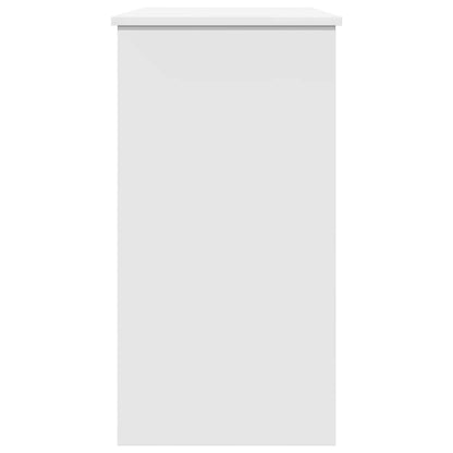 Scrivania Bianca 80x40x75 cm in Legno Multistrato - homemem39