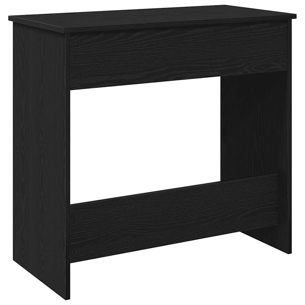 Scrivania Nera 80x40x75 cm in Legno Multistrato | homemem39