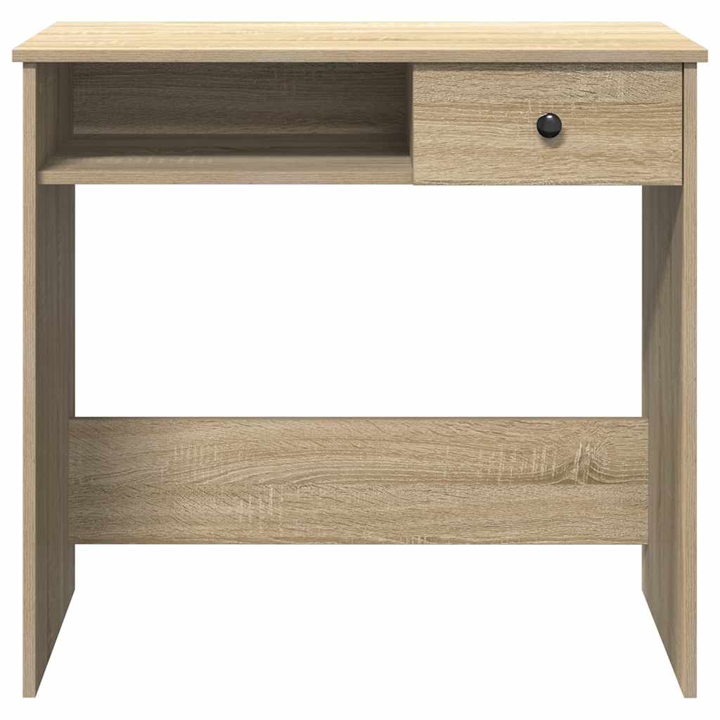 Scrivania Rovere Sonoma 80x40x75 cm in Legno Multistrato - homemem39