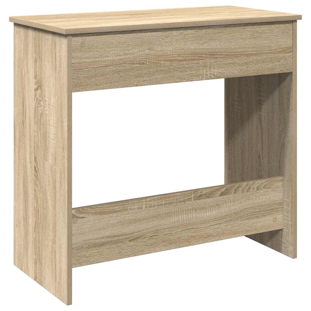Scrivania Rovere Sonoma 80x40x75 cm in Legno Multistrato - homemem39