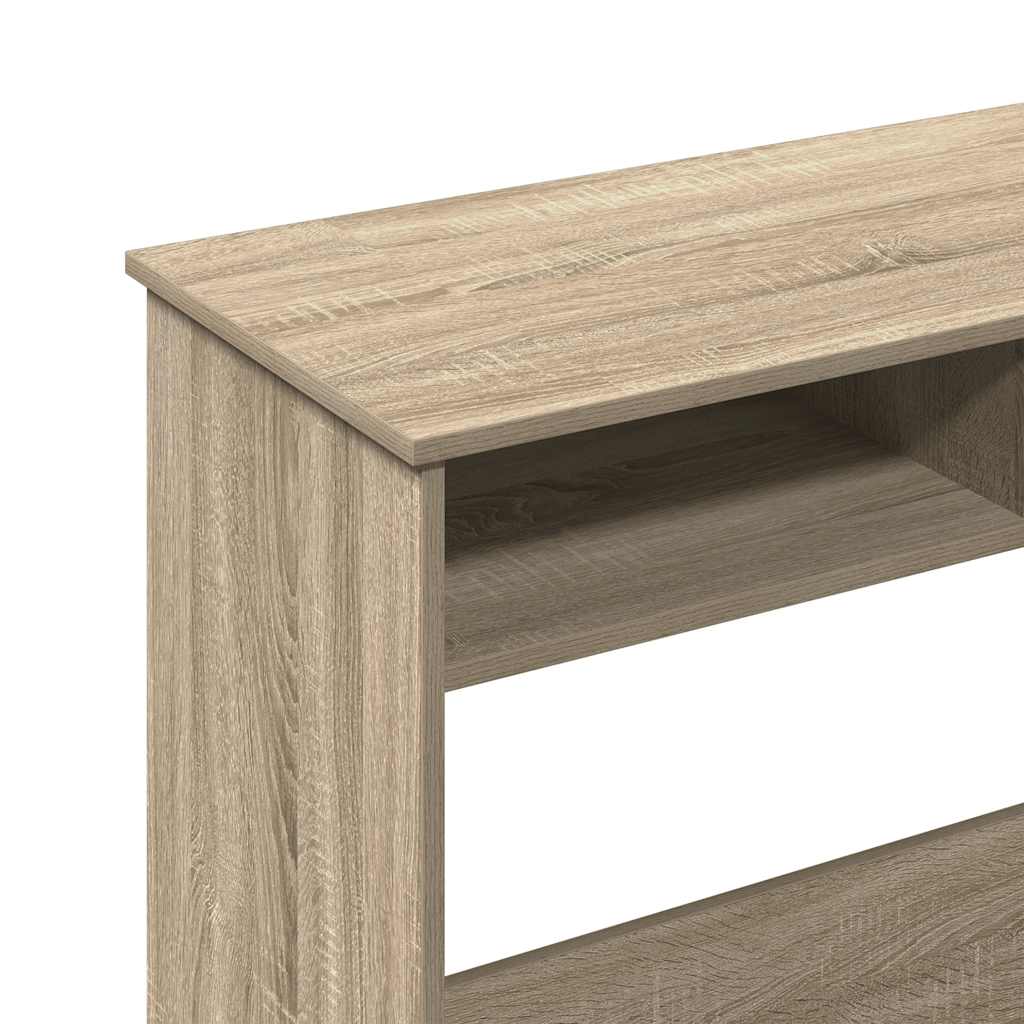 Scrivania Rovere Sonoma 80x40x75 cm in Legno Multistrato - homemem39