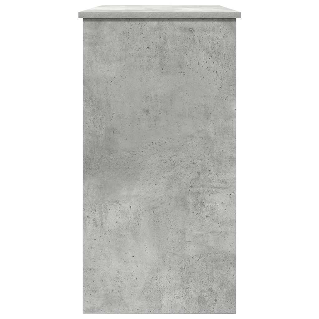 Scrivania Grigio Cemento 80x40x75 cm in Legno Multistrato | homemem39
