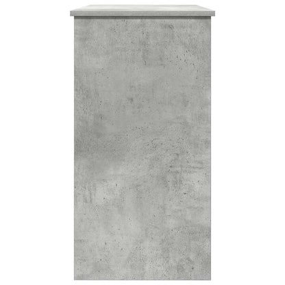 Scrivania Grigio Cemento 80x40x75 cm in Legno Multistrato | homemem39