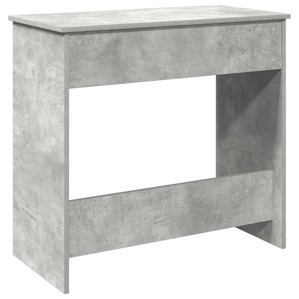 Scrivania Grigio Cemento 80x40x75 cm in Legno Multistrato - homemem39