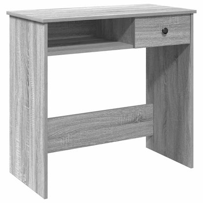 Scrivania Grigio Sonoma 80x40x75 cm in Legno Multistrato - homemem39