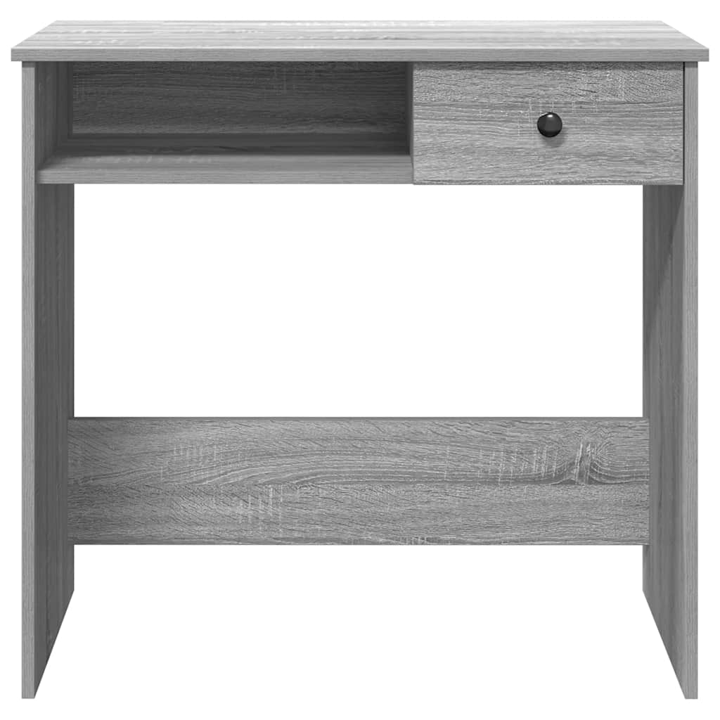 Scrivania Grigio Sonoma 80x40x75 cm in Legno Multistrato - homemem39