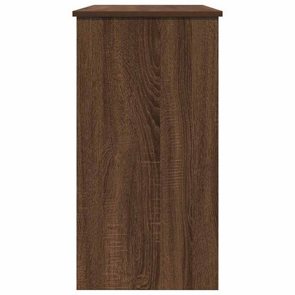Scrivania Rovere Marrone 80x40x75 cm in Legno Multistrato - homemem39