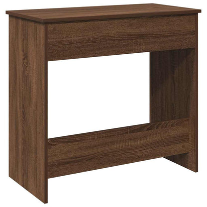 Scrivania Rovere Marrone 80x40x75 cm in Legno Multistrato | homemem39