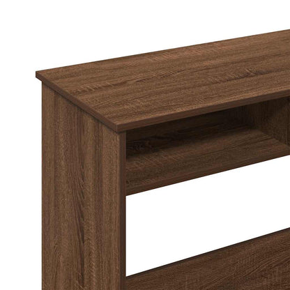 Scrivania Rovere Marrone 80x40x75 cm in Legno Multistrato | homemem39