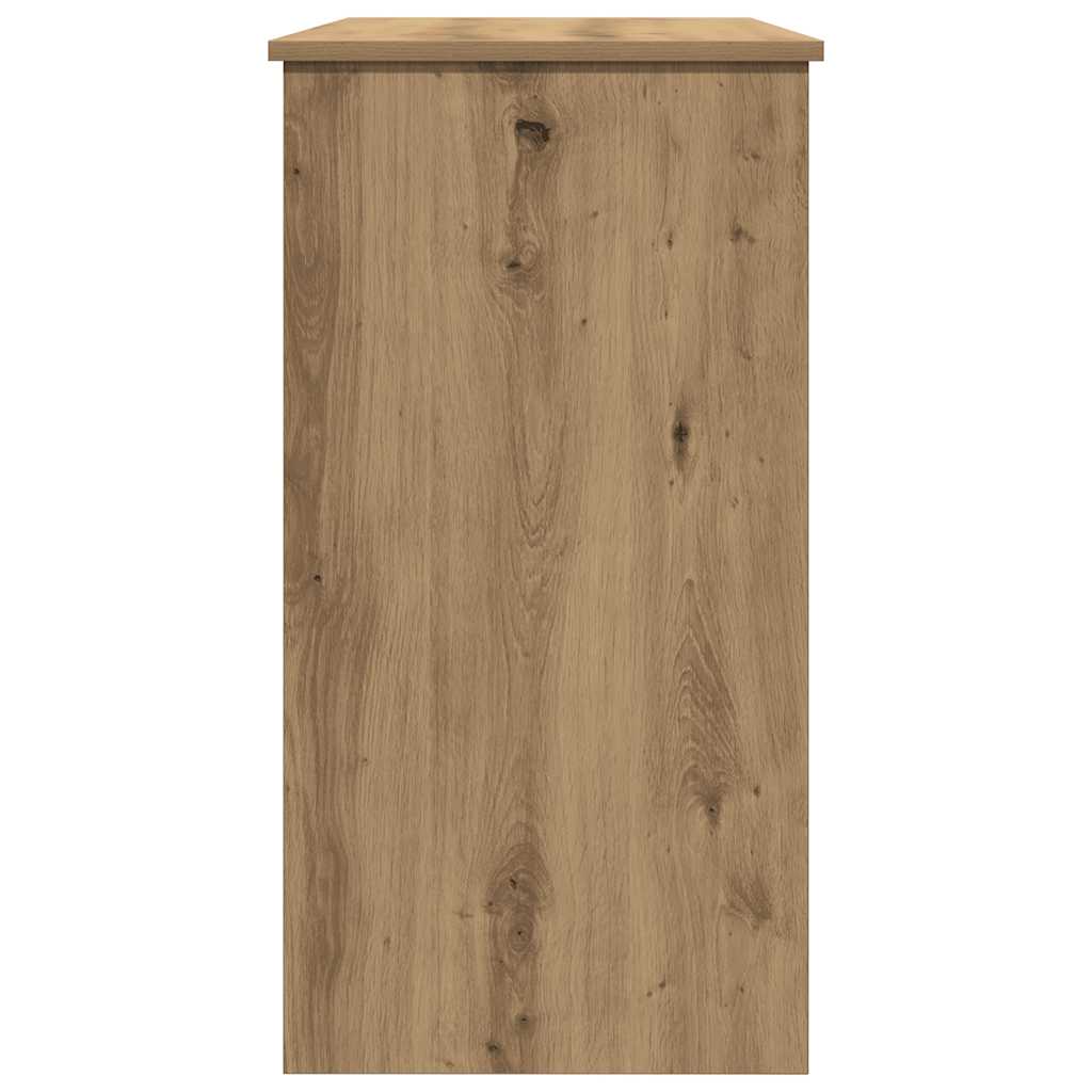 Scrivania Rovere Artigianale 80x40x75 cm in Legno Multistrato - homemem39