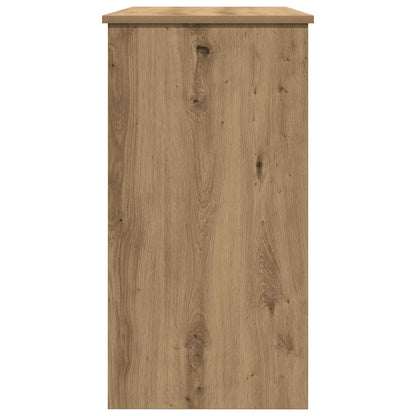 Scrivania Rovere Artigianale 80x40x75 cm in Legno Multistrato - homemem39