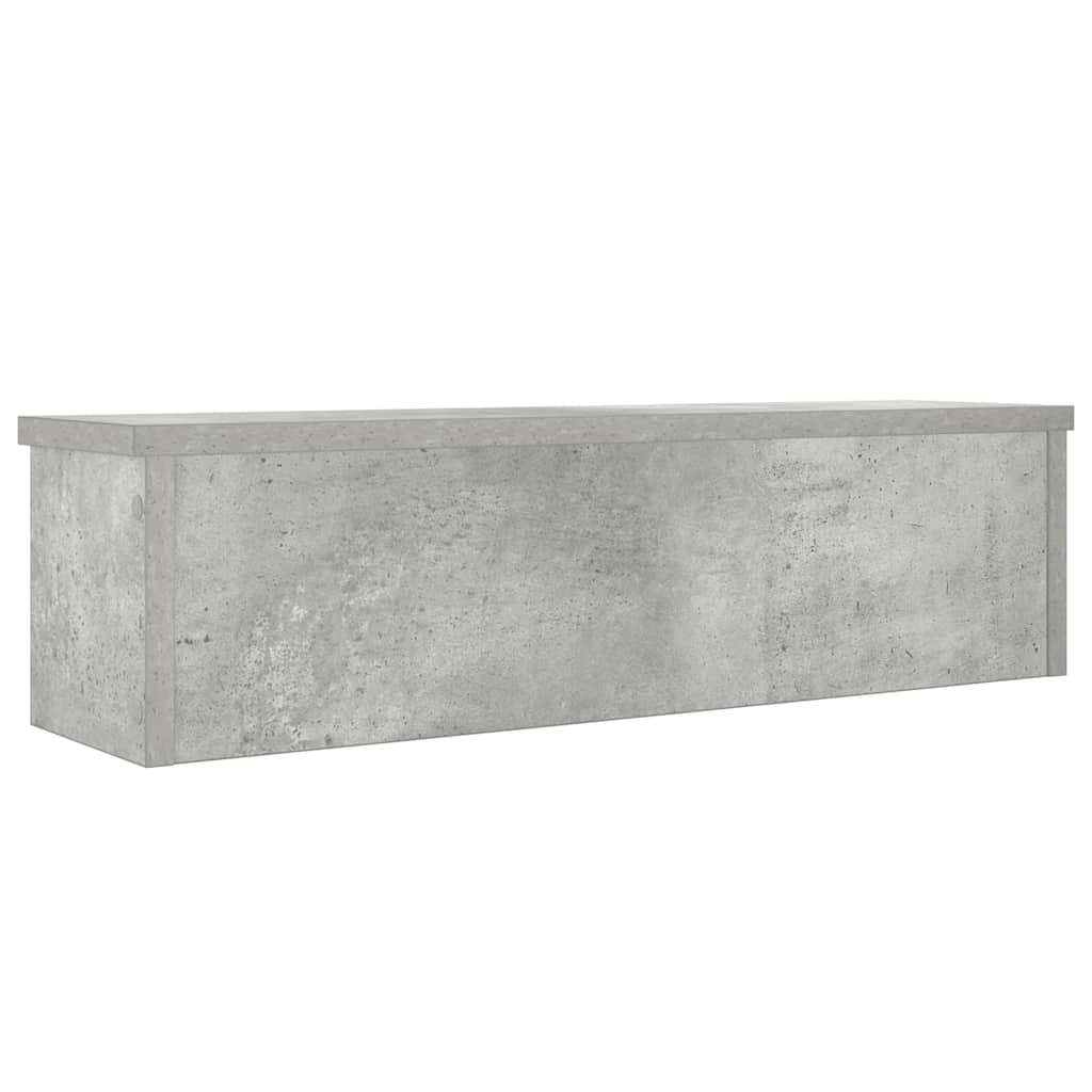 Scaffale da Cucina Impilabile Grigio Cemento 50x15x16 cm - homemem39