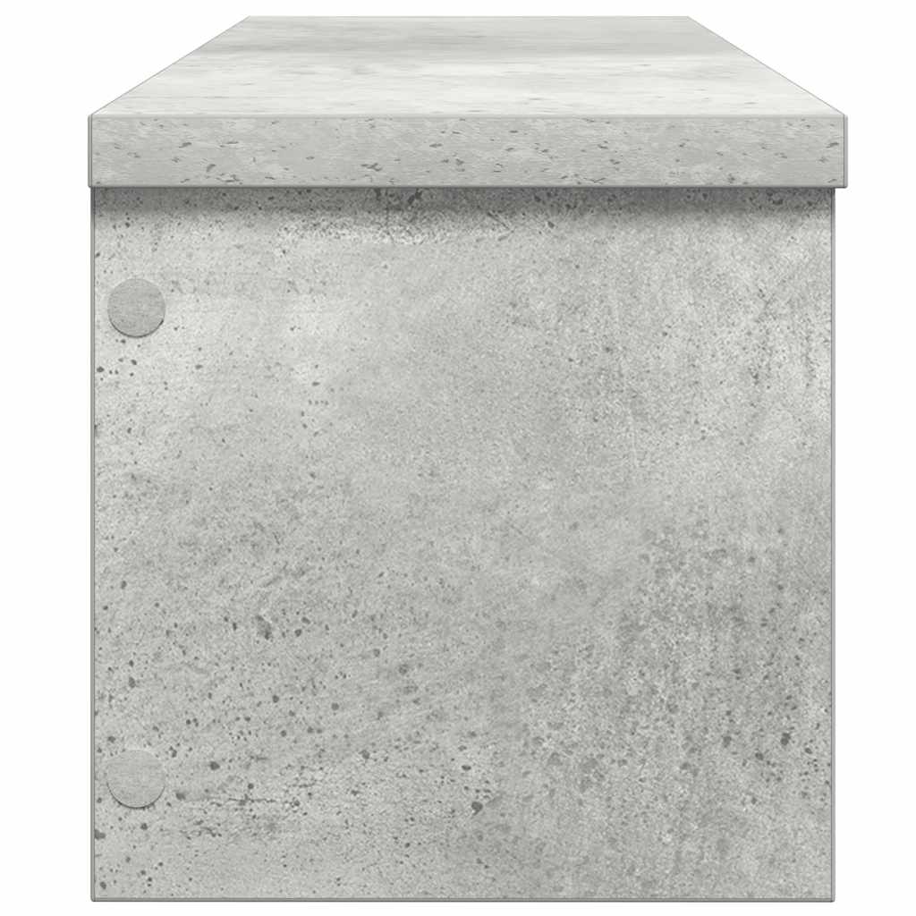 Scaffali da Cucina Impilabili 2 pz Grigio Cemento 50x15x16 cm - homemem39