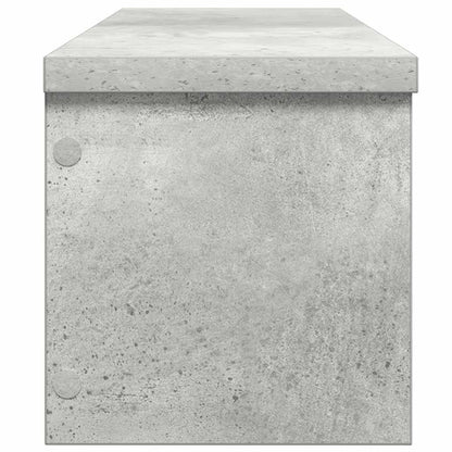 Scaffali da Cucina Impilabili 2 pz Grigio Cemento 50x15x16 cm - homemem39