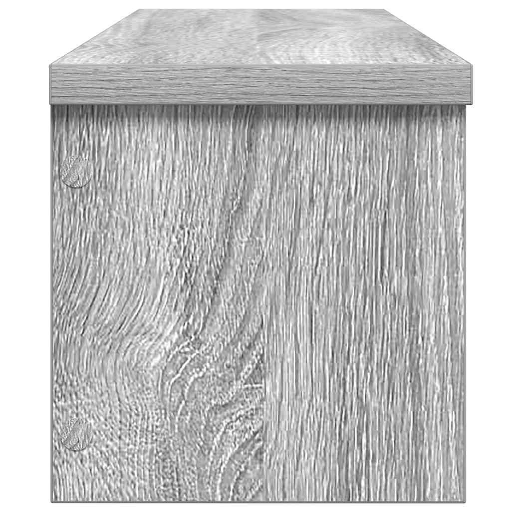 Scaffali da Cucina Impilabili 2 pz Grigio Sonoma 60x15x16 cm - homemem39