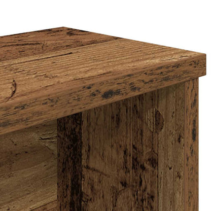 Scaffale da Cucina Impilabile Legno Vecchio 60x15x16 cm - homemem39