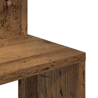 Mensola Angolare Legno Vecchio 32x32x127,5 cm Legno Multistrato | homemem39