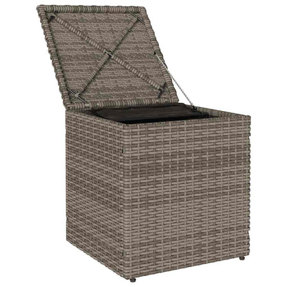 Sgabelli Giardino con Cuscini 2 pz Grigio 40x40x43cm Polyrattan - homemem39