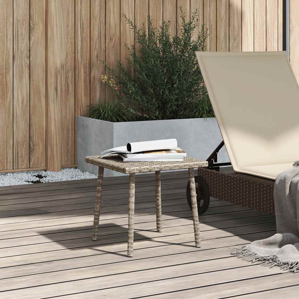 Tavolino da Giardino Rettangolare Grigio Chiaro 40x40x37 cm | homemem39