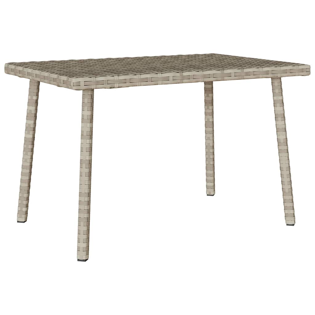 Tavolino da Giardino Rettangolare Grigio Chiaro 60x40x37 cm | homemem39