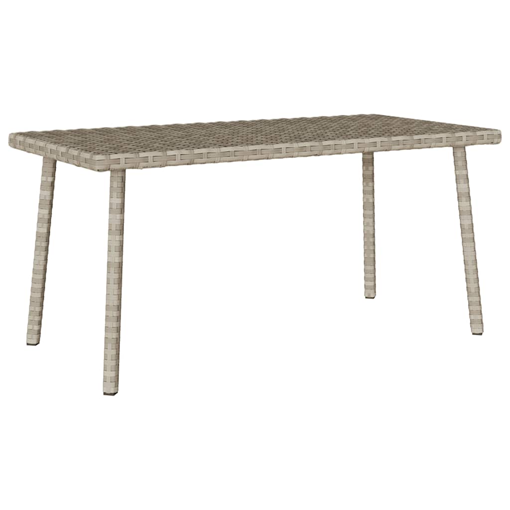 Tavolino da Giardino Rettangolare Grigio Chiaro 80x40x37 cm | homemem39