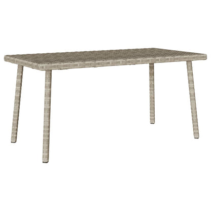 Tavolino da Giardino Rettangolare Grigio Chiaro 80x40x37 cm | homemem39