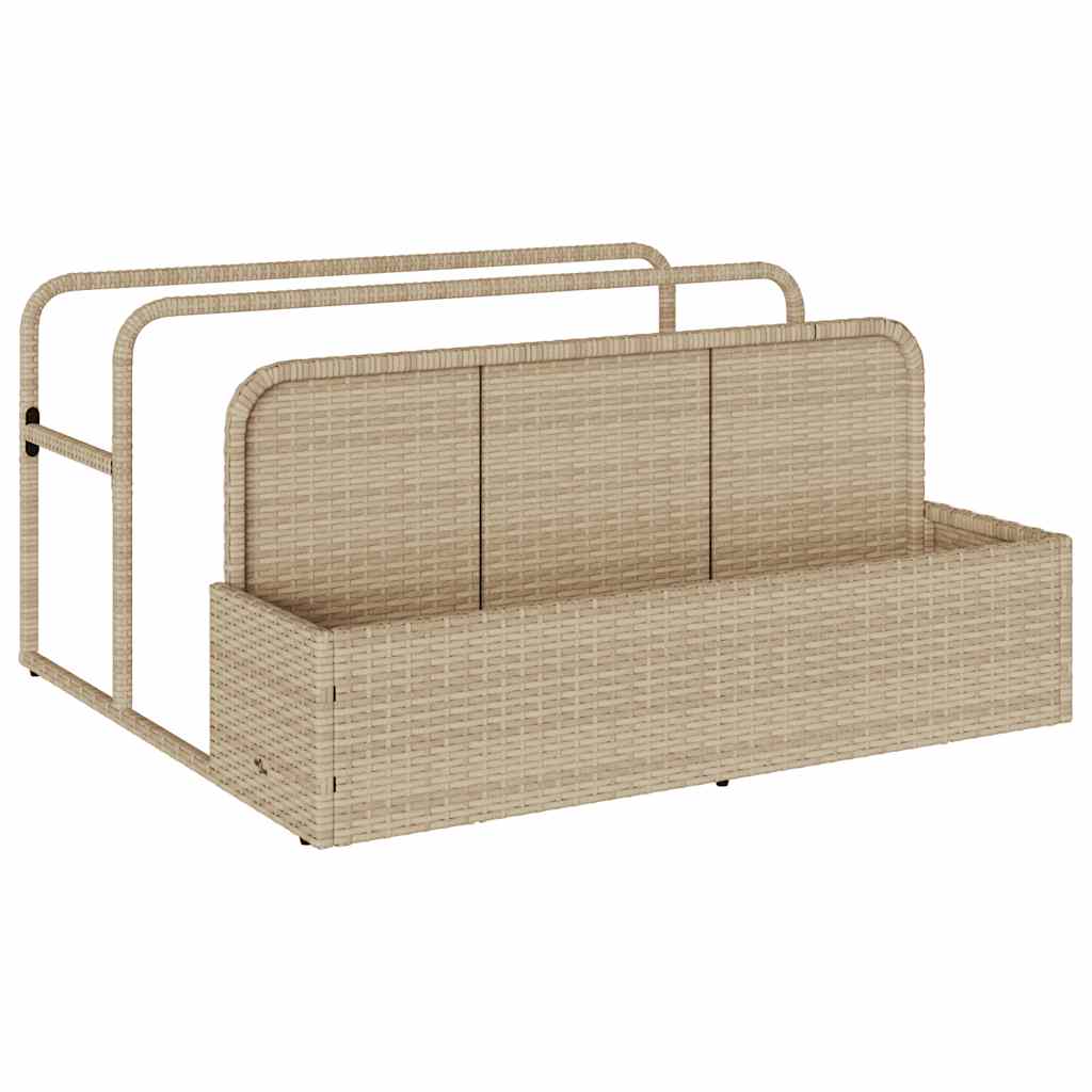 Galleggiante a Bordo Piscina Beige 110x100x57 cm in Polyrattan - homemem39