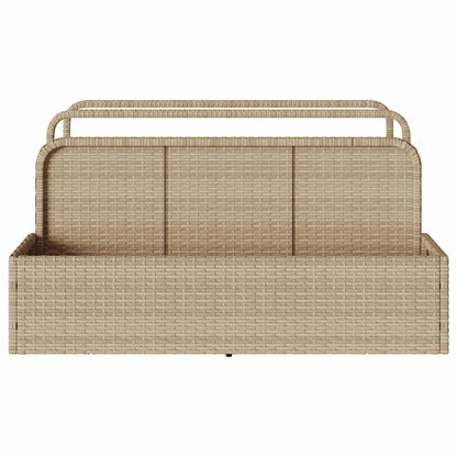 Galleggiante a Bordo Piscina Beige 110x100x57 cm in Polyrattan - homemem39
