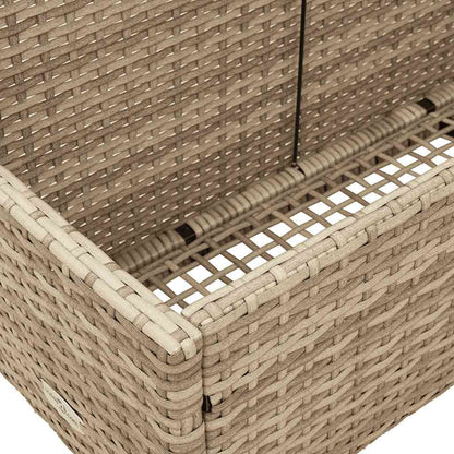 Galleggiante a Bordo Piscina Beige 110x100x57 cm in Polyrattan - homemem39