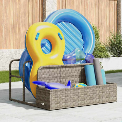 Galleggiante a Bordo Piscina Grigio Chiaro 110x100x57 cm - homemem39
