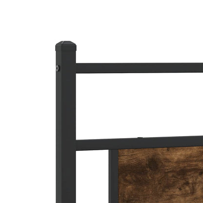Giroletto senza Materaso in Metallo Rovere Fumo 193x203 cm