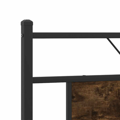 Giroletto senza Materaso in Metallo Rovere Fumo 160x200 cm