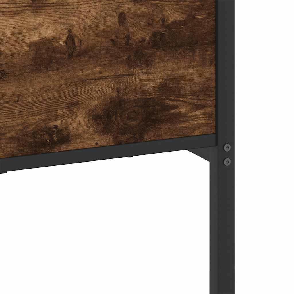 Giroletto senza Materaso in Metallo Rovere Fumo 193x203 cm