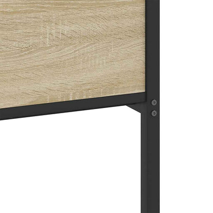 Giroletto senza Materaso in Metallo Rovere Sonoma 160x200 cm