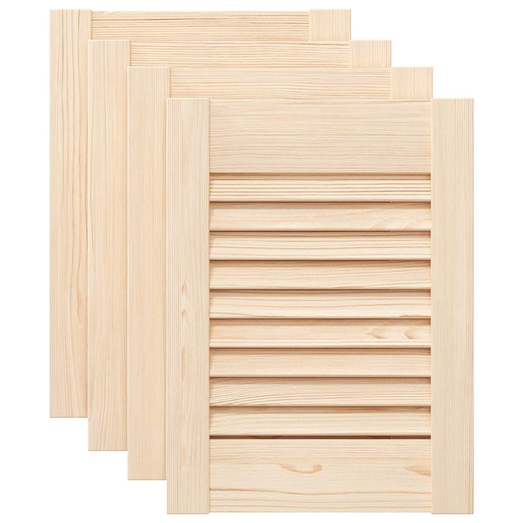 Ante con Design a Lamelle 4 pz 39,5x29,5 cm in Legno di Pino