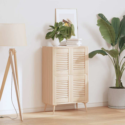 Ante con Design a Lamelle 4 pz 39,5x29,5 cm in Legno di Pino