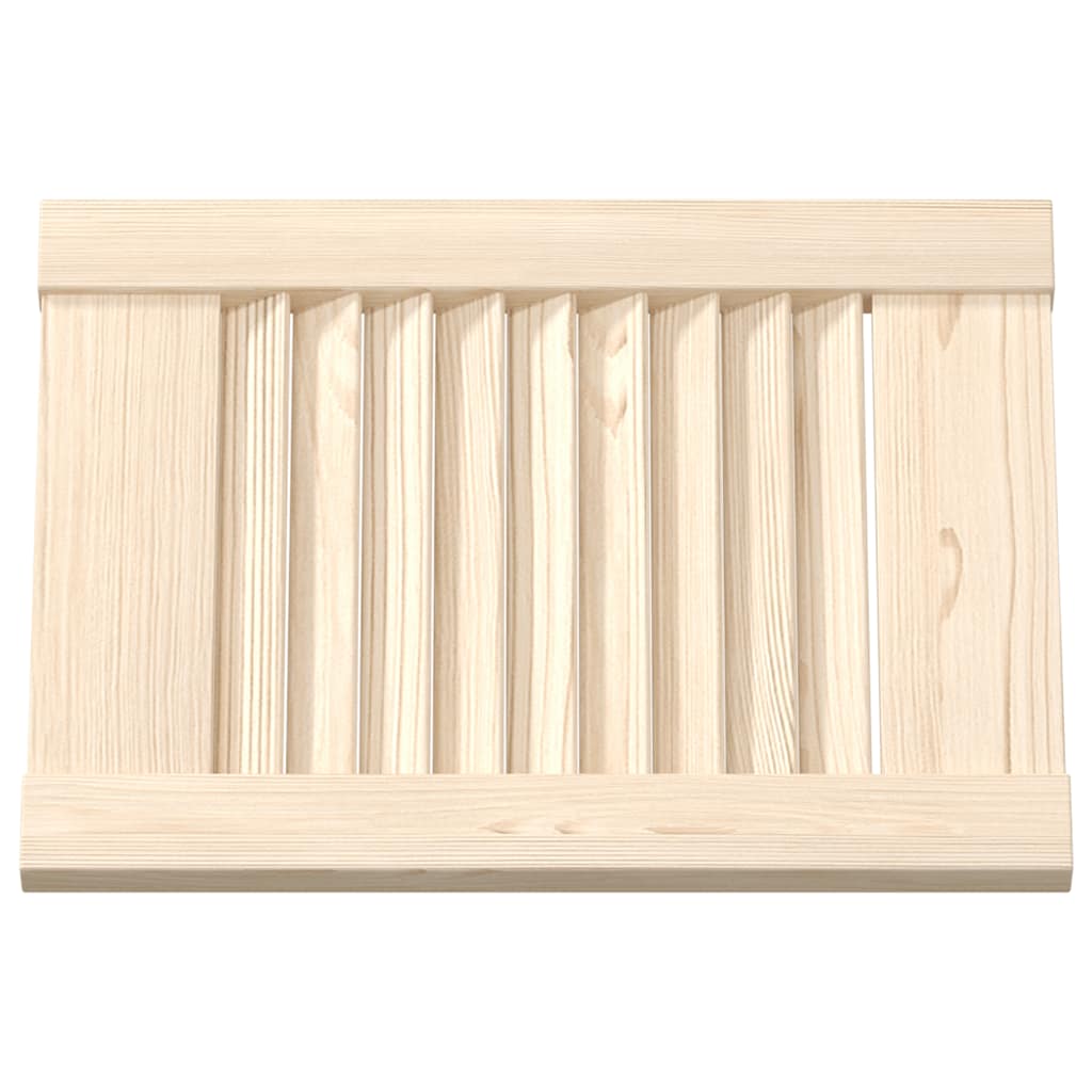 Ante con Design a Lamelle 4 pz 39,5x29,5 cm in Legno di Pino