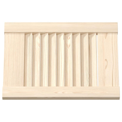 Ante con Design a Lamelle 4 pz 39,5x29,5 cm in Legno di Pino