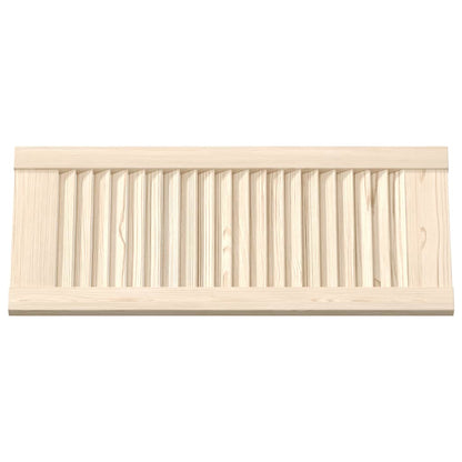Ante con Design a Lamelle 2 pz 69x29,5 cm in Legno di Pino