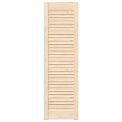 Anta con Design a Lamelle 99x29,5 cm in Legno di Pino | homemem39