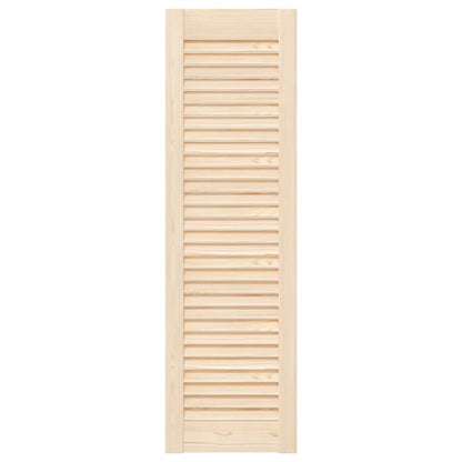 Ante con Design a Lamelle 4 pz 99x29,5 cm in Legno di Pino
