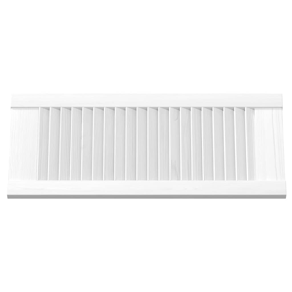 Ante a Lamelle 2 pz Bianche 61,5x29,5 cm - homemem39