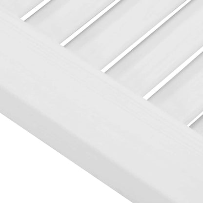 Ante a Lamelle 4 pz Bianche 61,5x29,5 cm