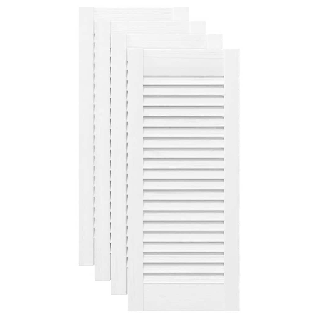 Ante a Lamelle 4 pz Bianche 69x29,5 cm | homemem39