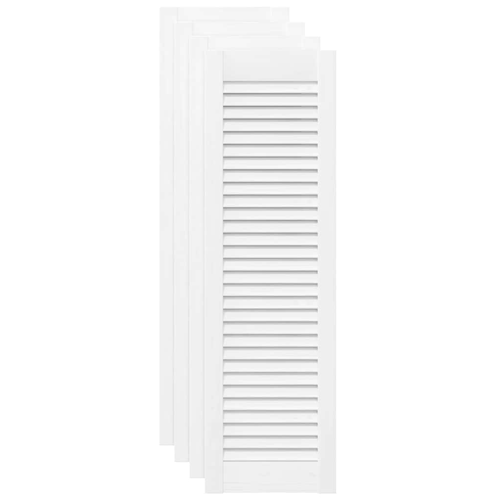 Ante a Lamelle 4 pz Bianche 99x29,5 cm | homemem39