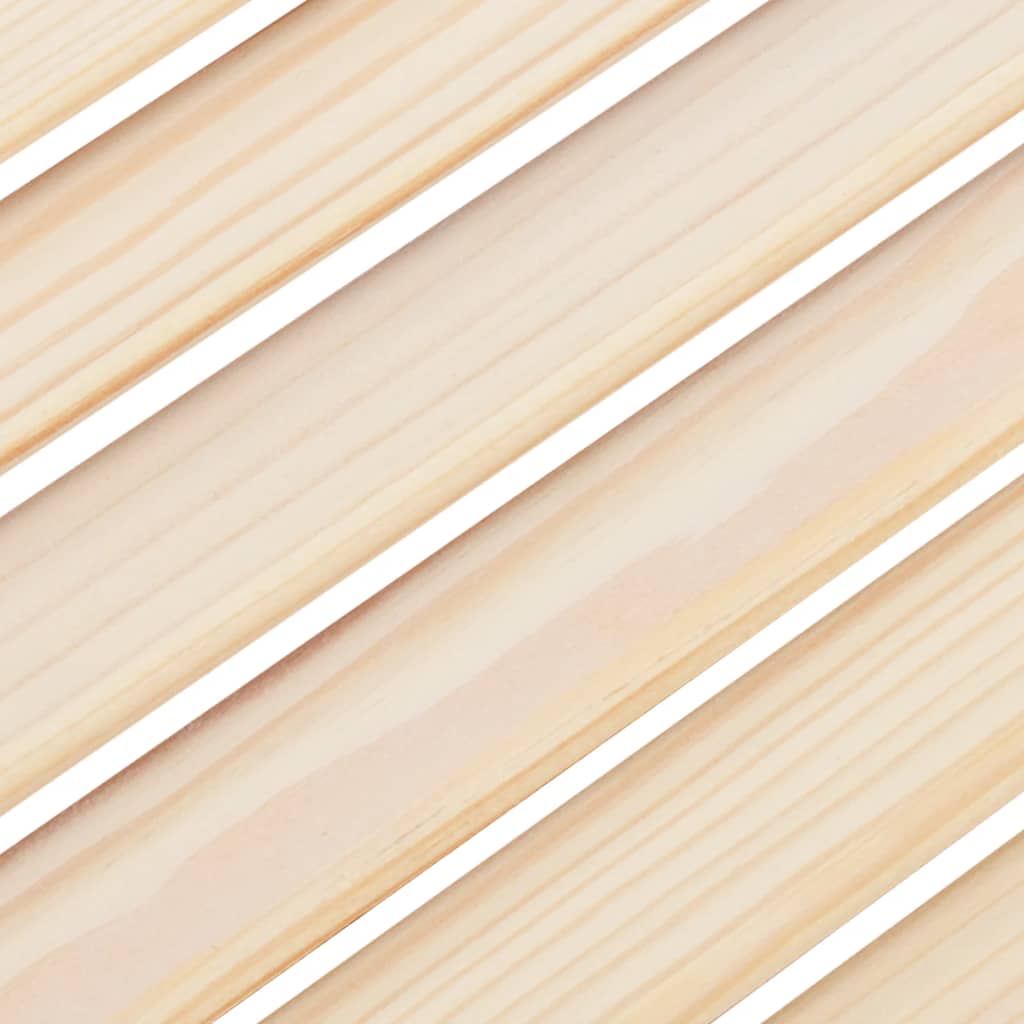 Porte a Battente 2-Paio Design a Lamelle 80x100cm Legno di Pino